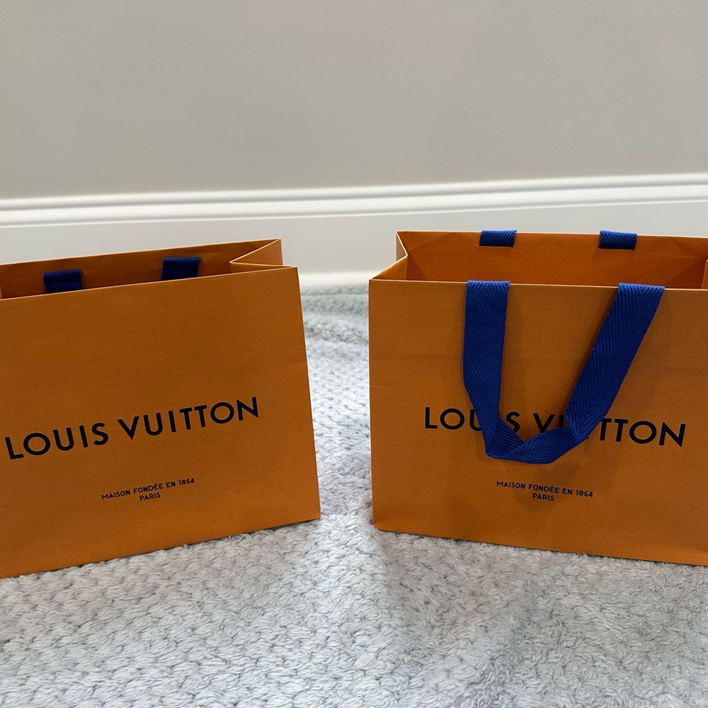 Louis Vuitton Orange Shopping Bags